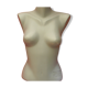 Mannequin buste vintage en plastique gris