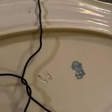 Grand plat ovale en faïence de Gien