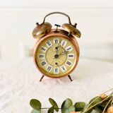 Réveil montre mécanique vintage en cuivre Jaz