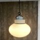 Vintage porcelain hanging lamp.