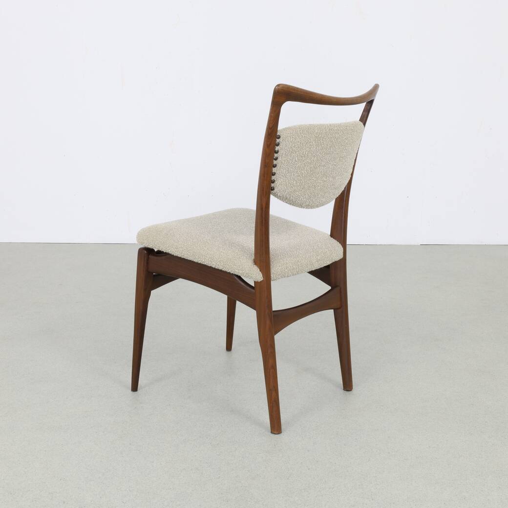 4x Chaises de salle à manger en teck par Louis van Teeffelen, 1960