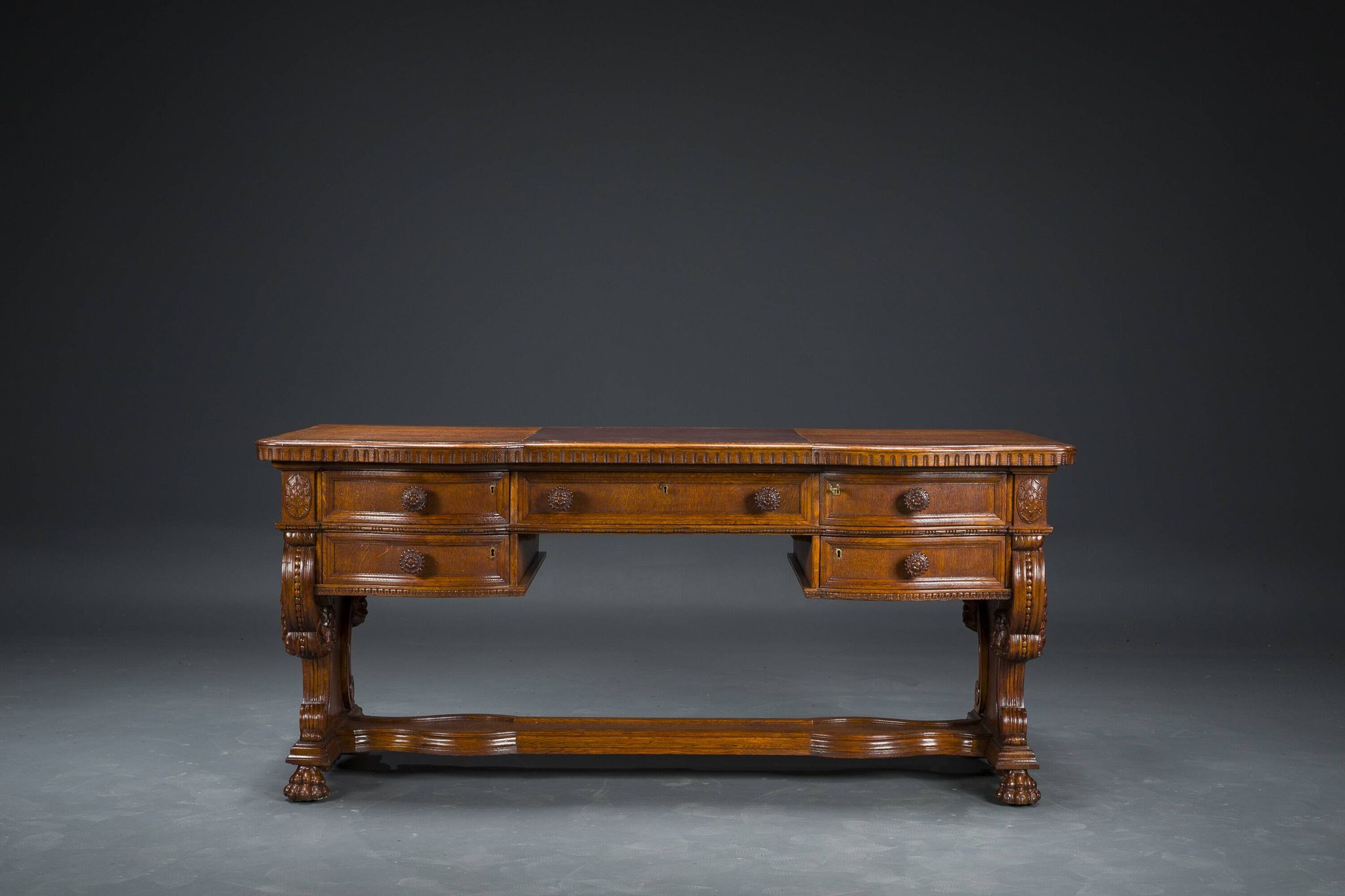 Vintage Neo-Renaissance Desk, 1920s