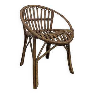 fauteuil bambou et rotin