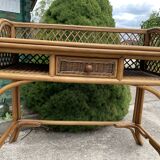 Rattan desk