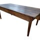 Table de ferme en chêne 2 tiroirs 19’S