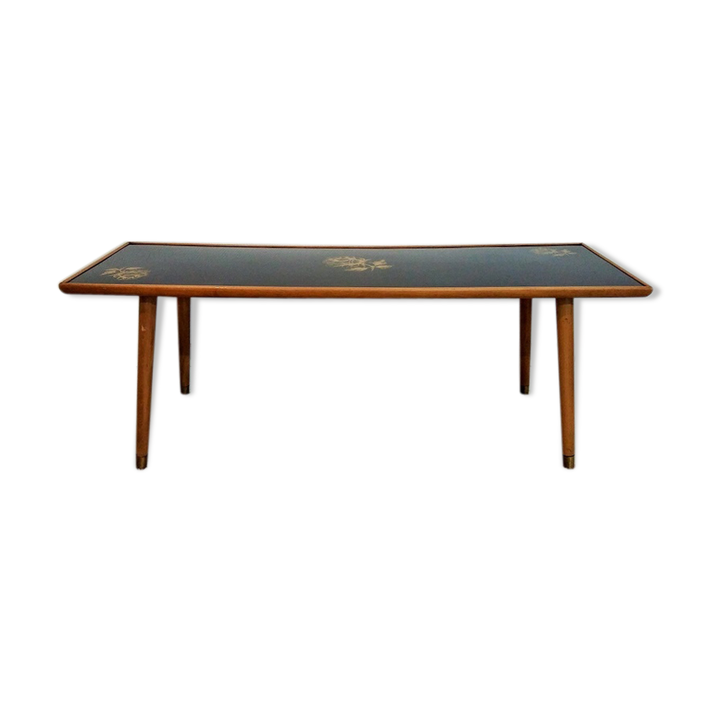 Table low vintage compass