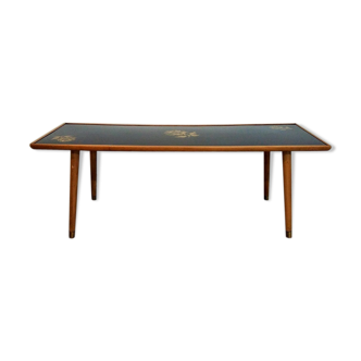 Table low vintage compass
