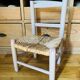 Chaise enfant assise paillée