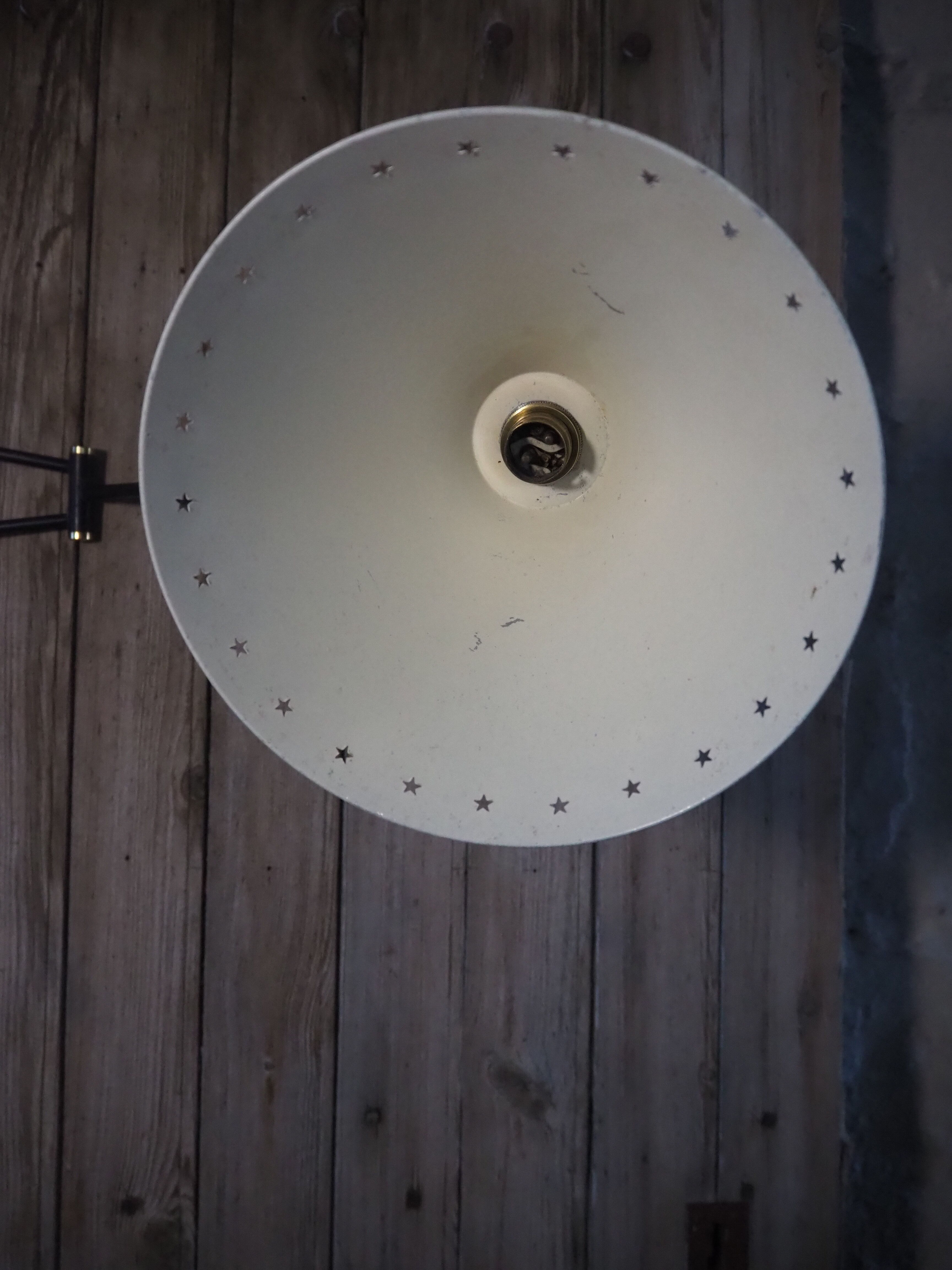 Diabolo articulated wall lamp by designer René Mathieu