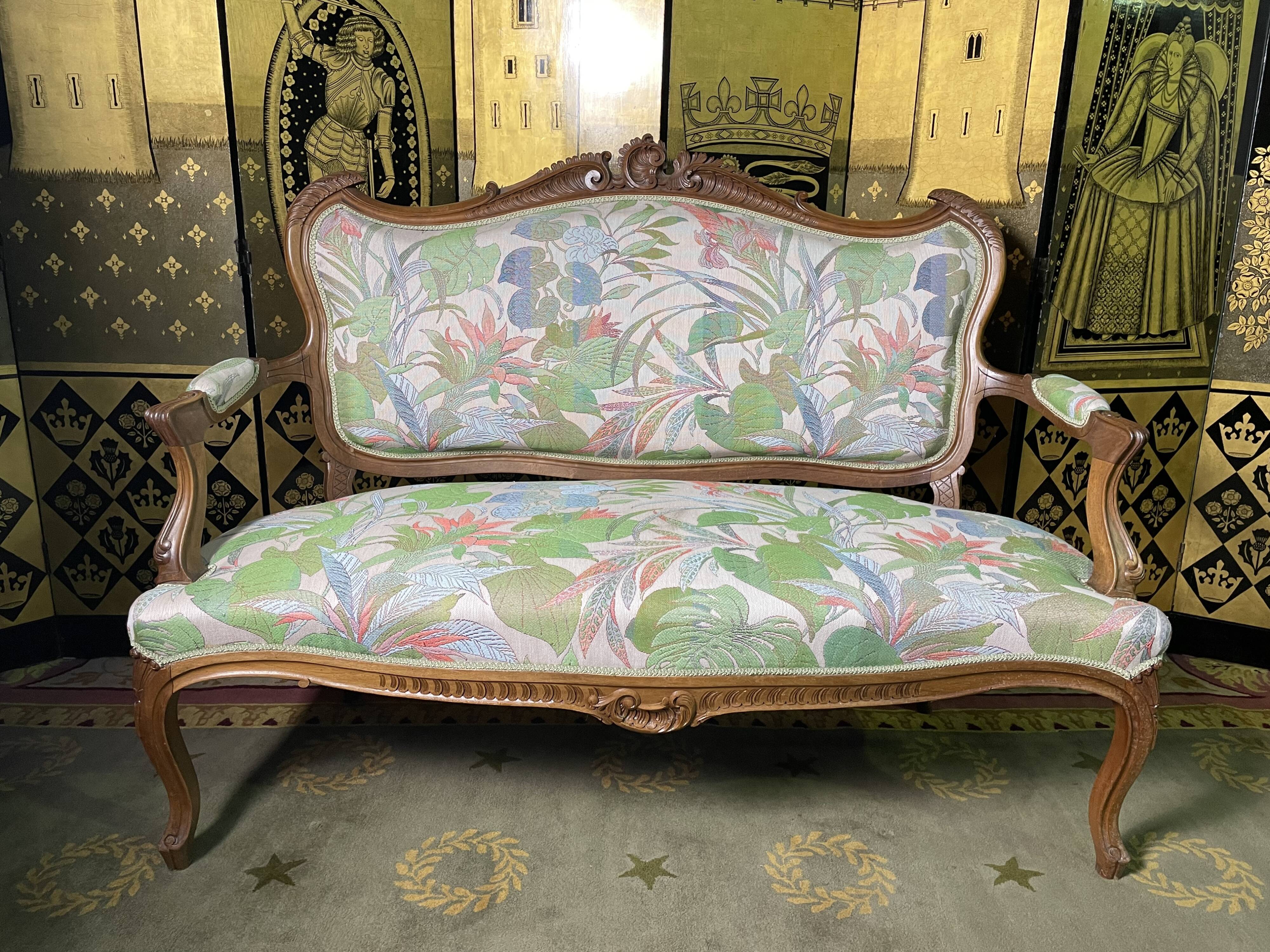Sofa - Louis XV style bench / rockery