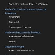 Tableau post-impressionniste de jean piaubert, huile sur carton 1940