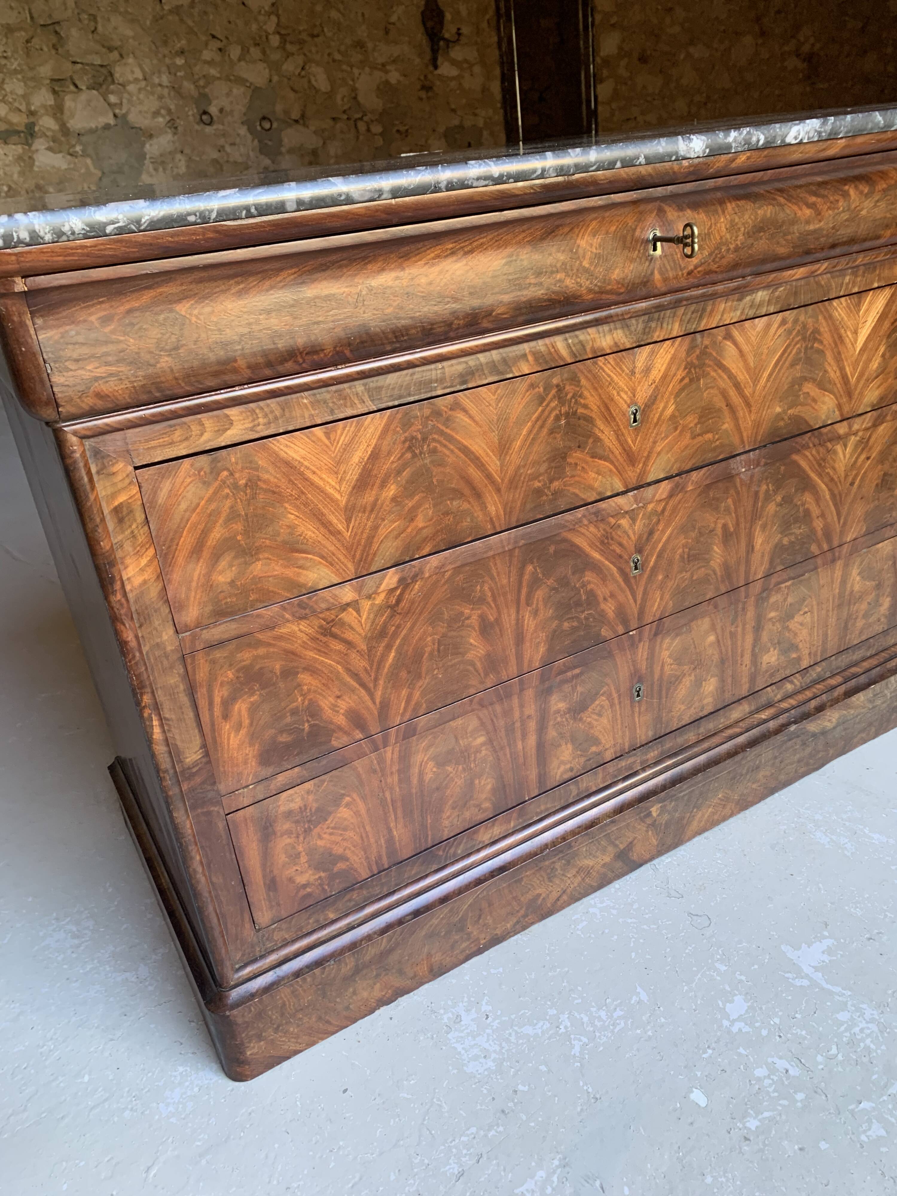 Louis Philippe chest of drawers