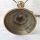 Vintage golden brass candlestick