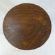 Tabouret rond tripode de traite en bois années 50