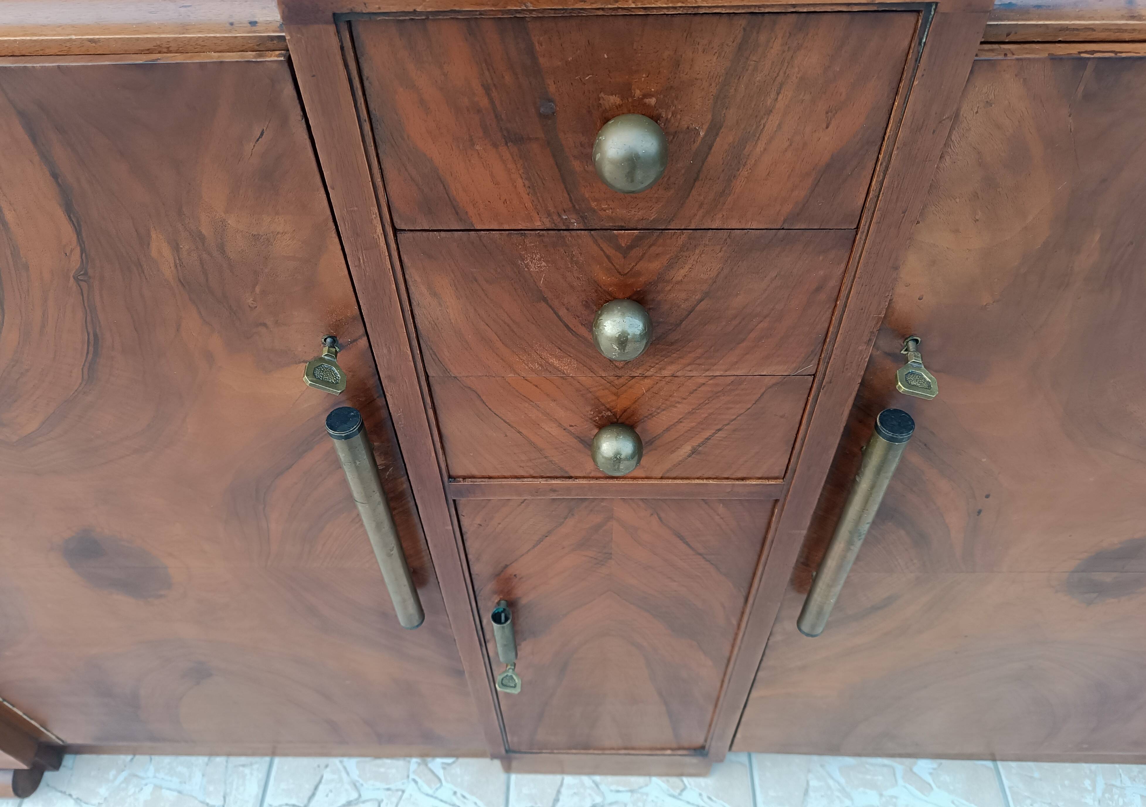 Art Deco mahogany sideboard