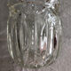 Vintage cut glass ball vase