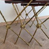 Série de 3 tables gigognes avec pieds en x