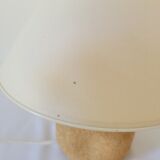 Reconstituted stone bedside lamp