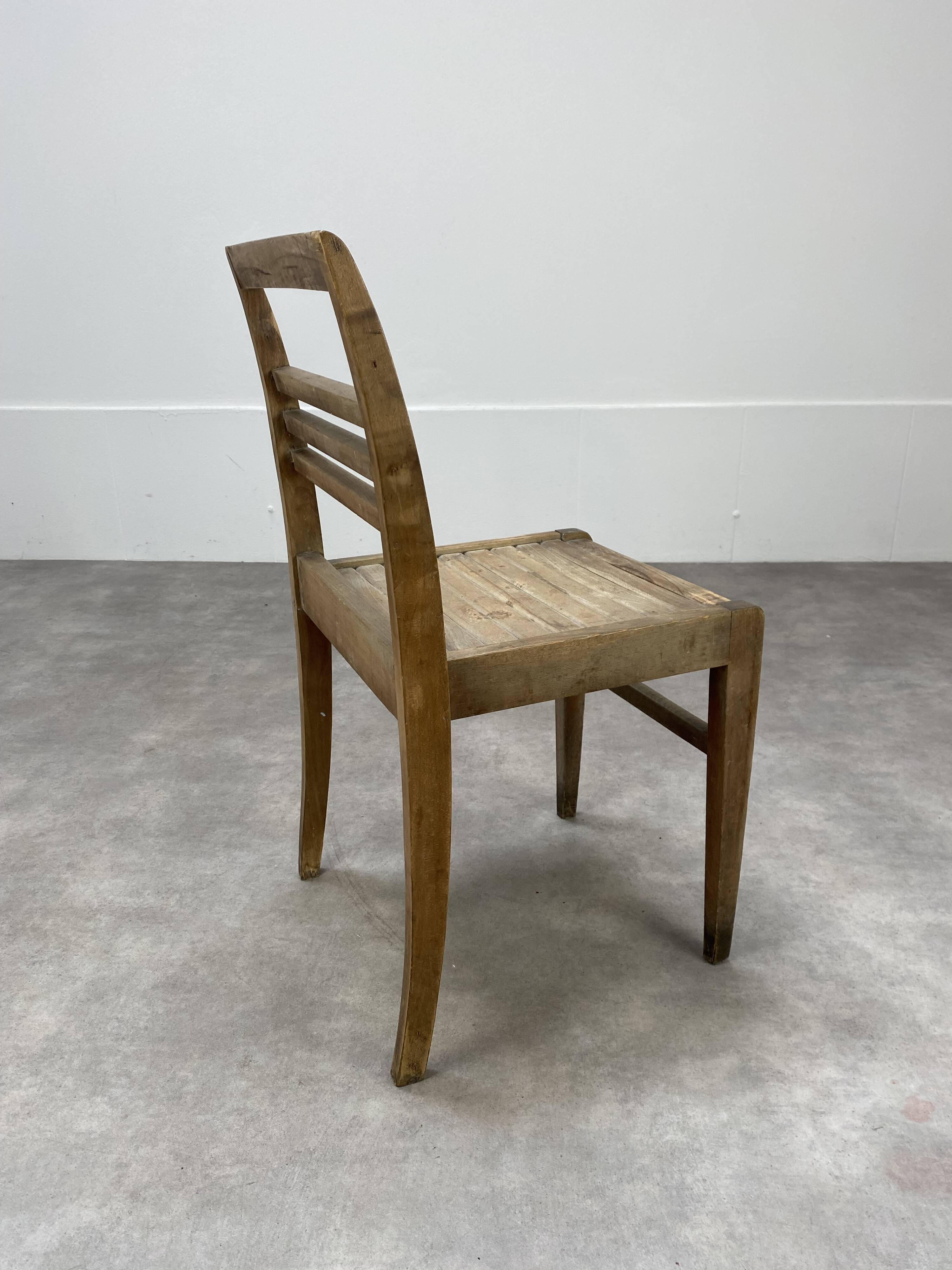 Chair René Gabriel design Reconstruction 50s