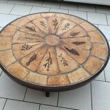 Roger Capron Ceramic Herbier Coffee Table Circa 1960