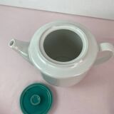 Service blanc et vert vintage