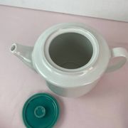 Service blanc et vert vintage