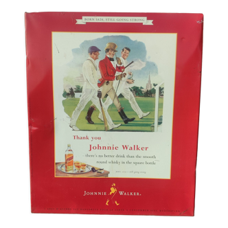 Plaque vintage en tôle Whisky Johnnie Walker