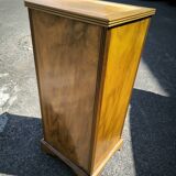 Small 4-sided Louis XVI style walnut cabinet