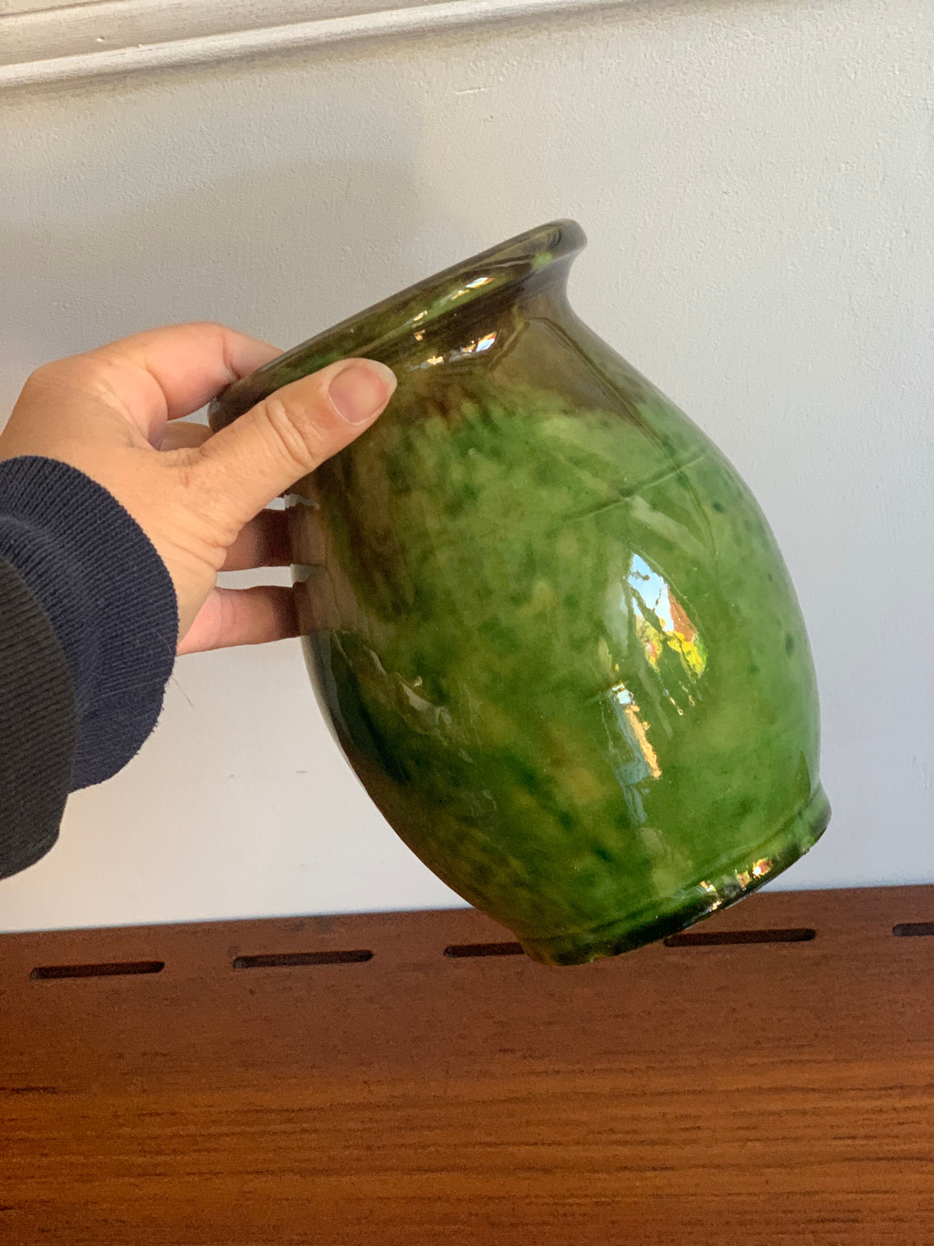 Pottery vase Vallauris Aegitna