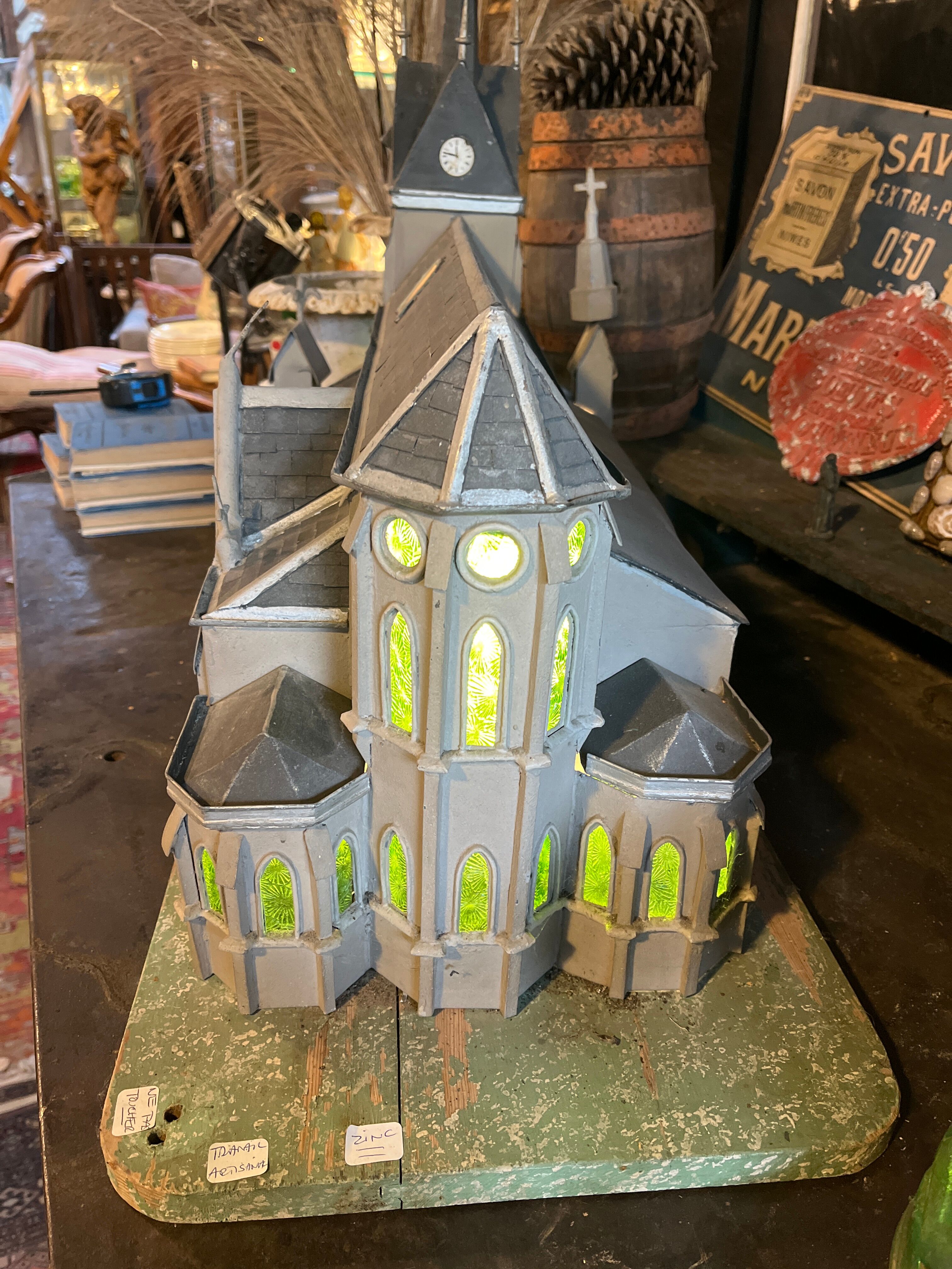 Zinc church ancient handicrafts
