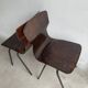 Lot de 6 chaises en bois de rose Eromes