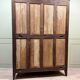 Louis xv style marquetry glass bookcase xix eme century