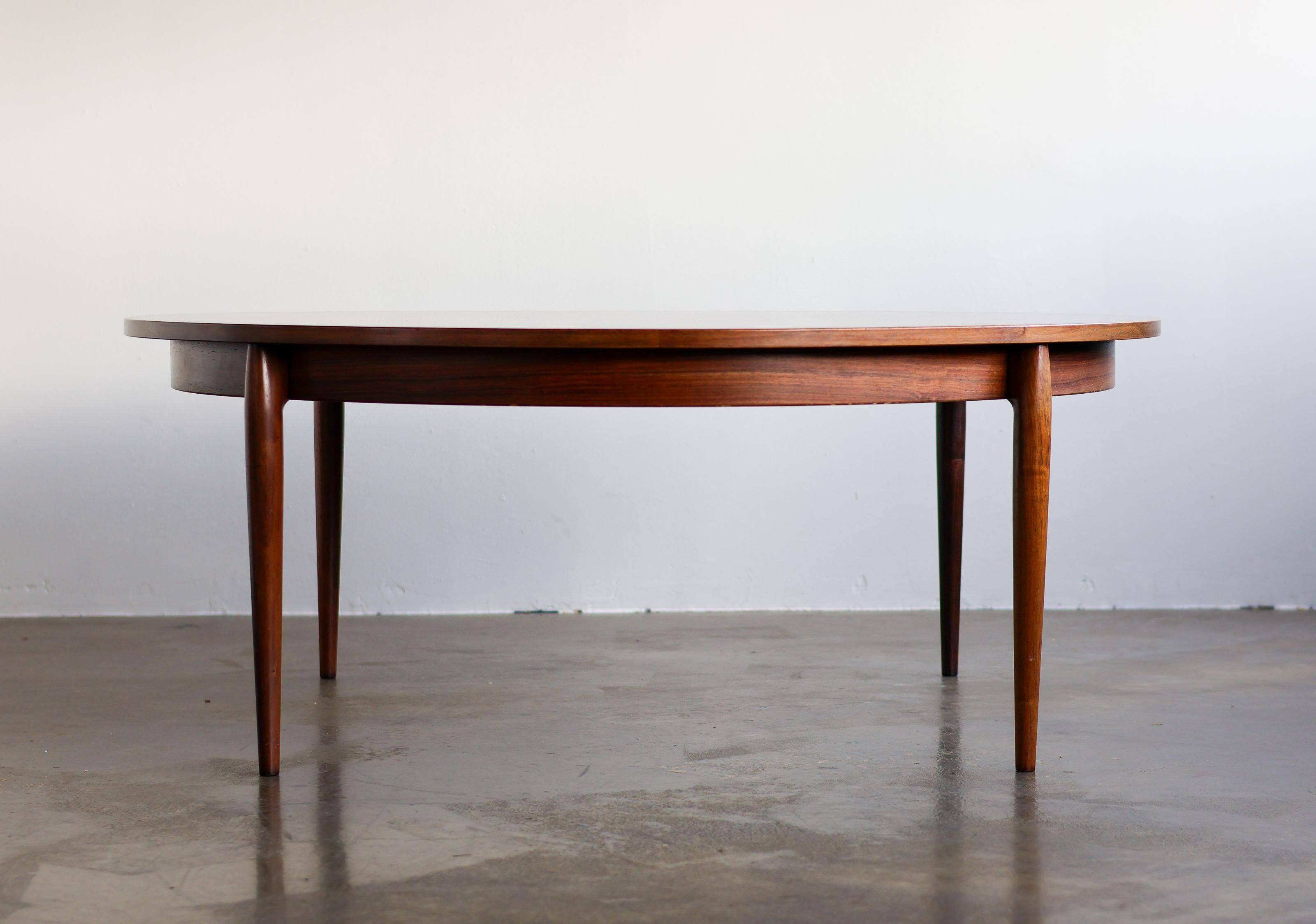 Sculptural coffee table in rosewood by Sven Ellekaer for AMBLER