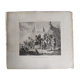 Dutch engraving XVIIIth "Riders in good humor"