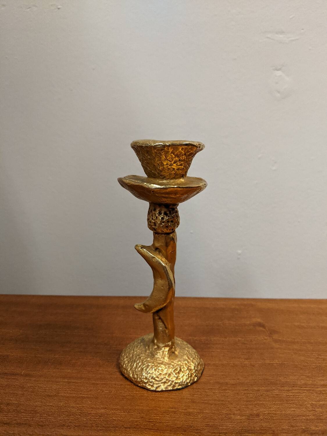 Bronze Moon Candle Holder Pierre Casenove Fondica