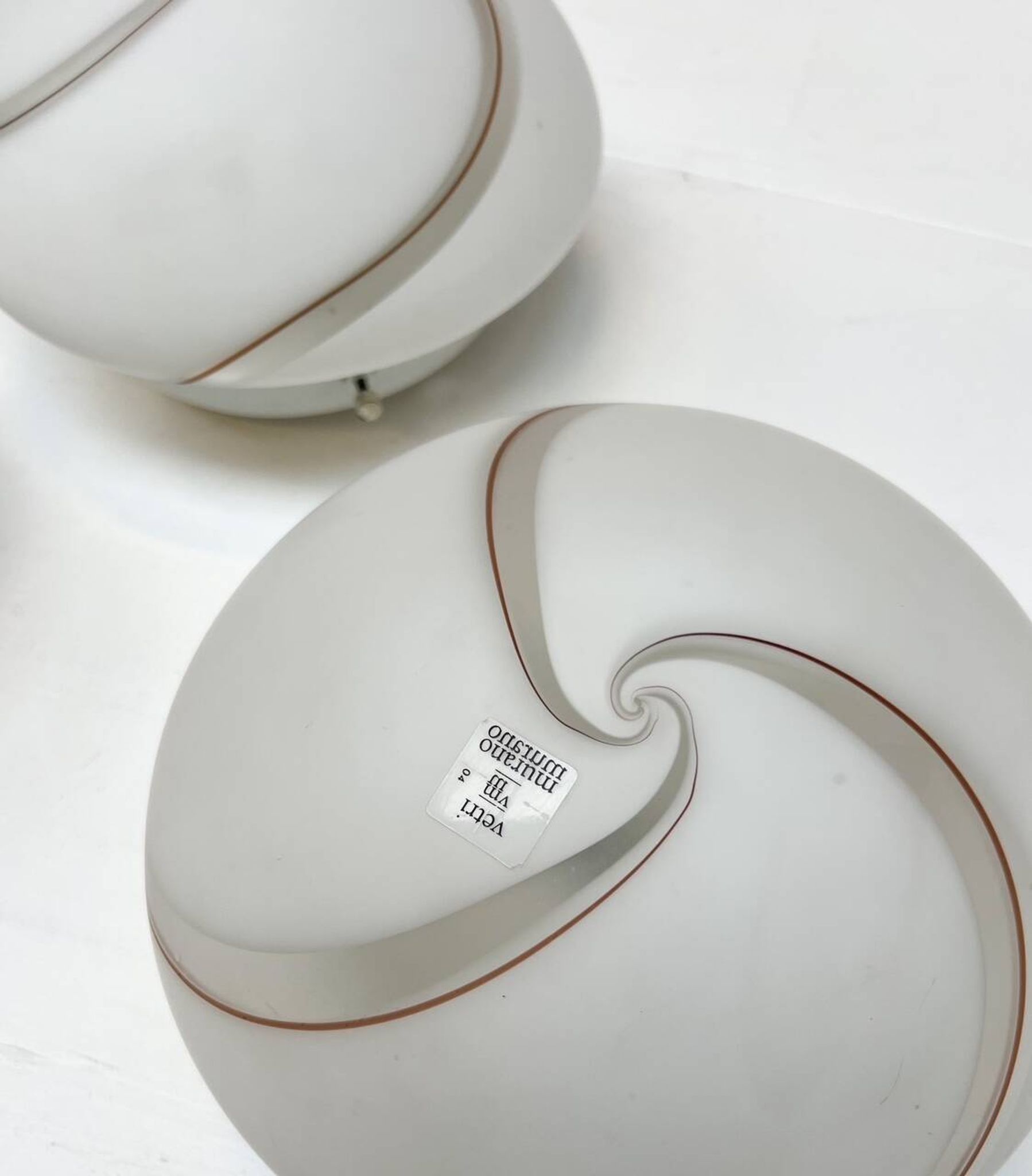 Murano glass ceiling or wall lamp by Vetri VM, 1960s