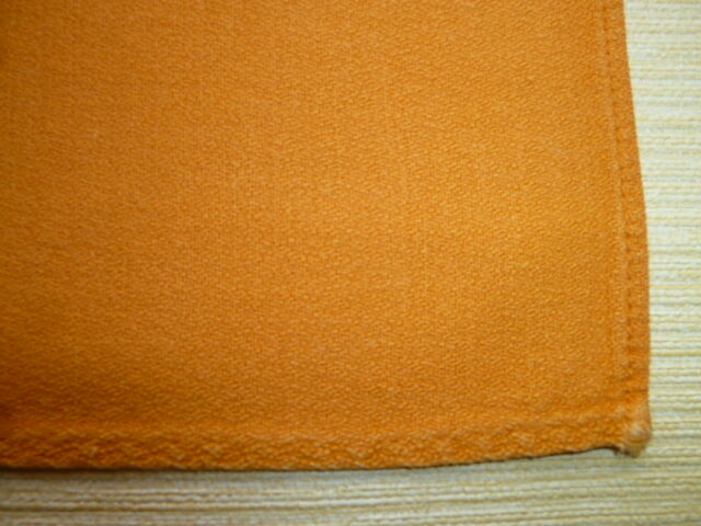 Set of 6 napkins in cotton paprika color