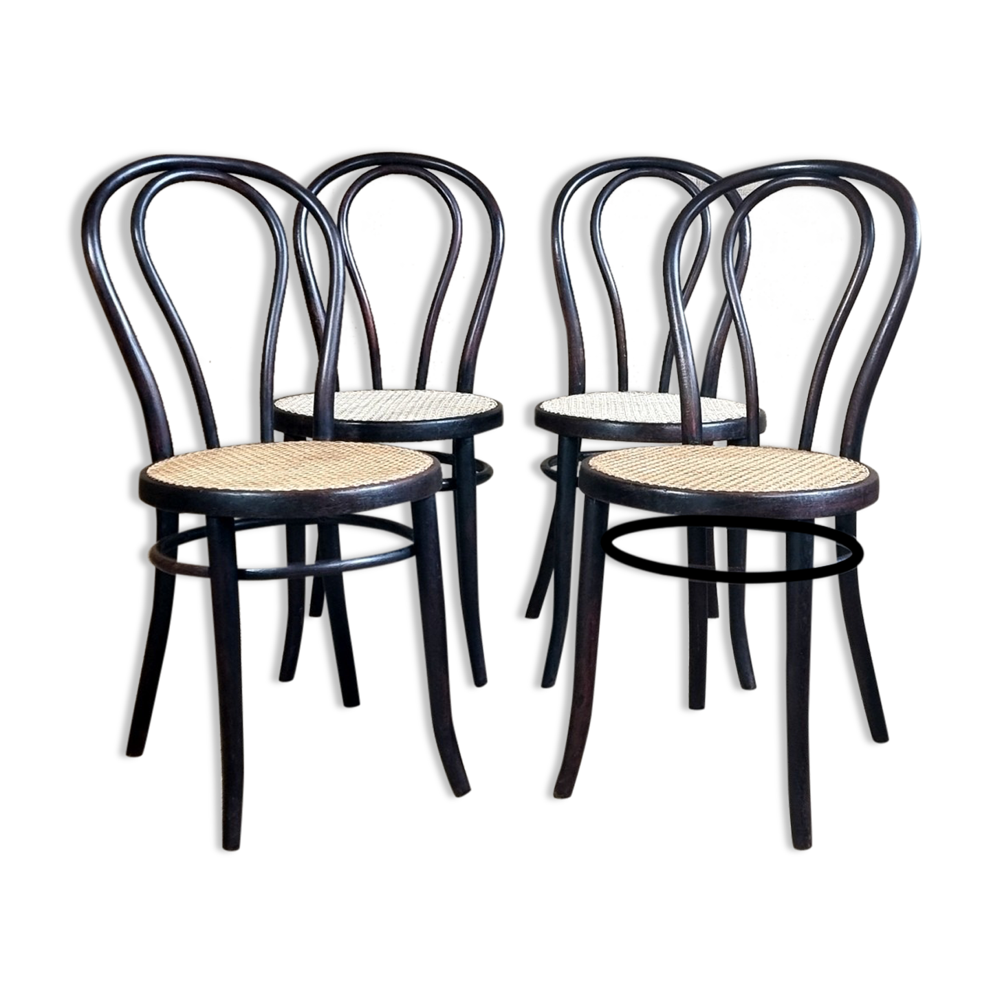 4 chairs Thonet n°18 years 20