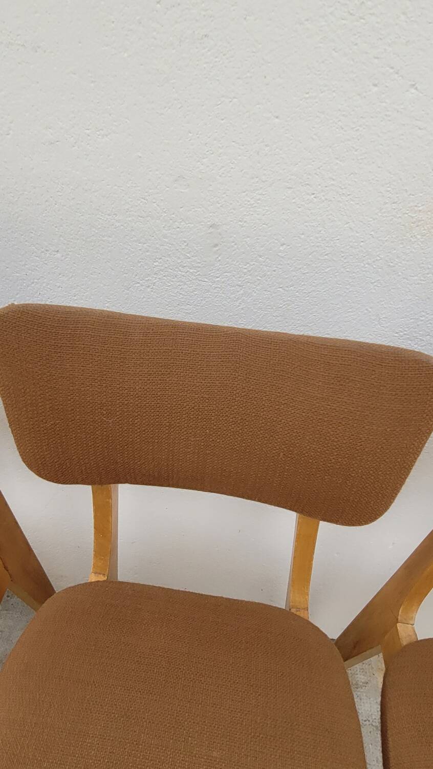Series of 4 vintage chairs - 1950s