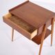 Side/bedside table - Teak - AB Carlström & Co furniture factory - Sweden - 1950s