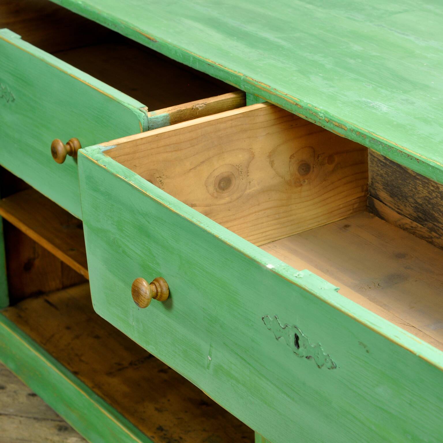 Pine shopcounter, 1930's