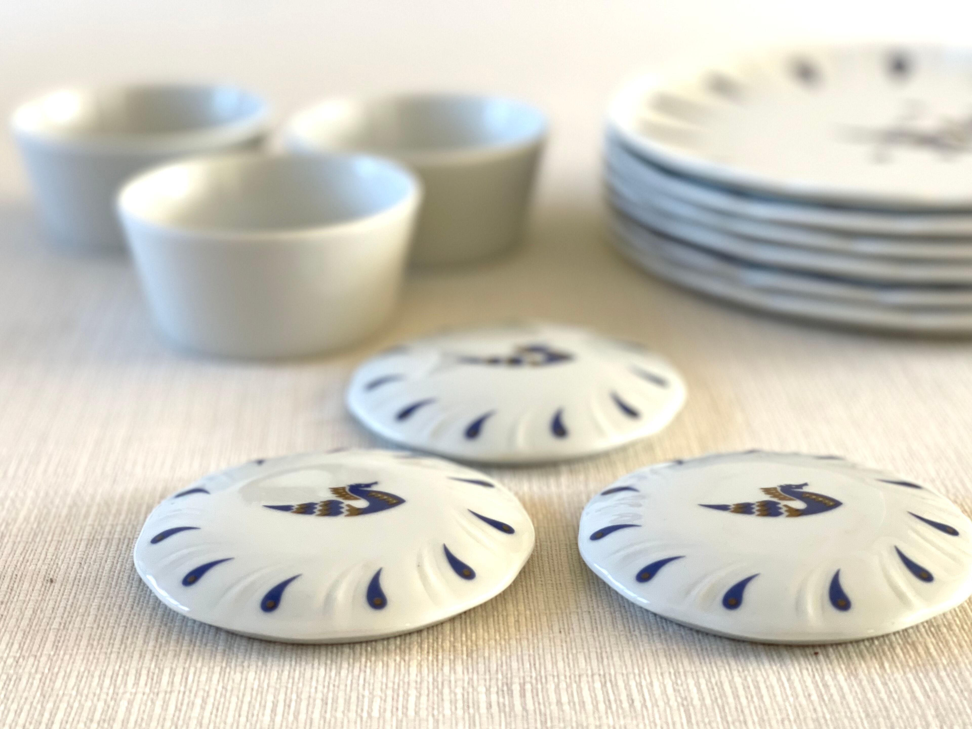 6 Bernardaud plates for Air France