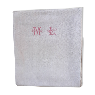 ML embroidered campaign tablecloth at cross stitch