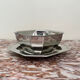 Patented stainless steel octagonal bowl