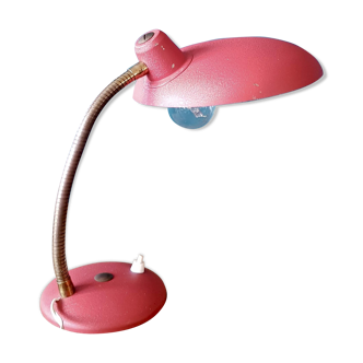 Vintage red Golden Swan neck Office lamp