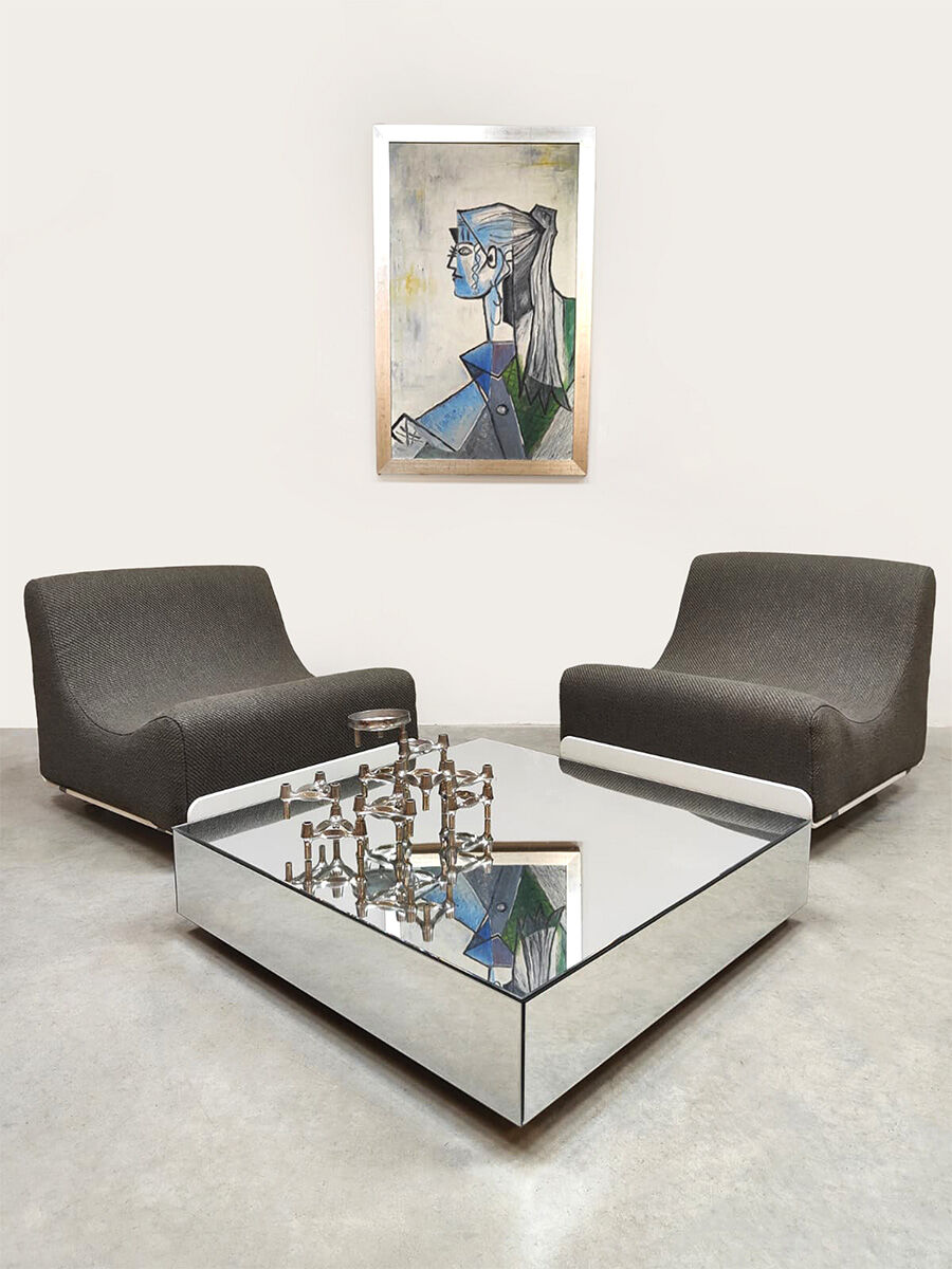 Vintage modular Orbis lounge chairs Luigi Colani COR 1970s