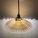 Opaline pendant lamp - vintage - retro - upcycling - unique piece - lamps