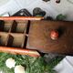 Asian wooden spice box