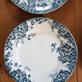 Set of 8 flat plates Saint Amand and Hamage