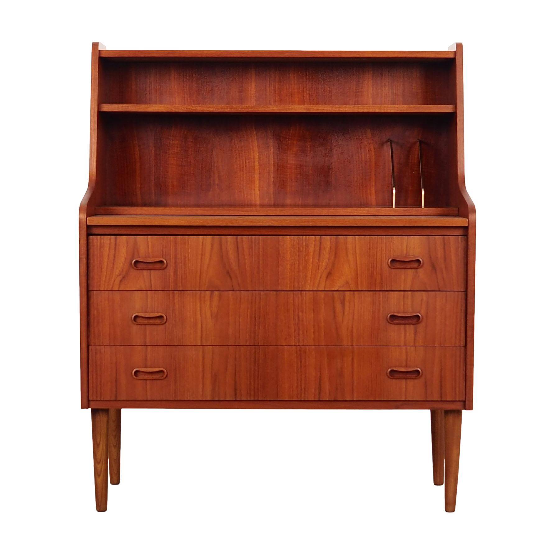 Teak secretary, Danish design, 1970s, production: Denmark